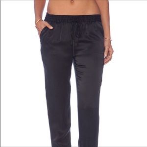 Paige silk joggers